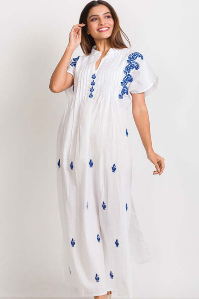 Kaftan - Saguna Blue Caftan - Girl Intuitive - Sevya -