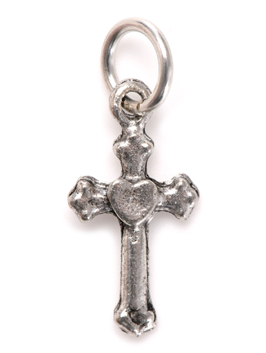 Charm - Cross Charm - Girl Intuitive - Jillery - Silver