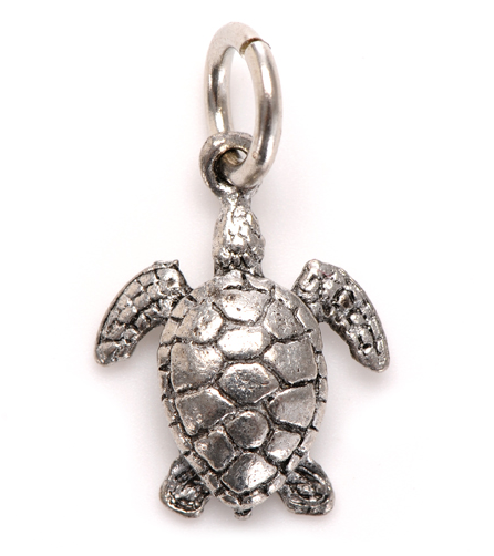Charm - Turtle Charm Silver or Gold - Girl Intuitive - Jillery - Silver