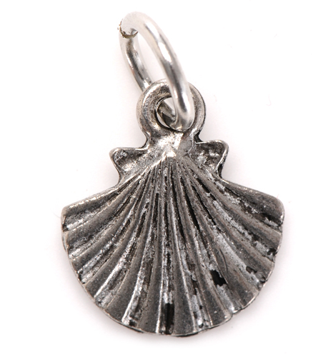Charm - Shell Charm Silver or Gold - Girl Intuitive - Jillery - Silver