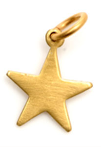 Charm - Star Charm Silver or Gold - Girl Intuitive - Jillery -