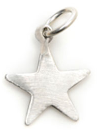 Charm - Star Charm Silver or Gold - Girl Intuitive - Jillery -