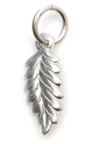 Charm - Leaf Charm - Girl Intuitive - Jillery - Silver