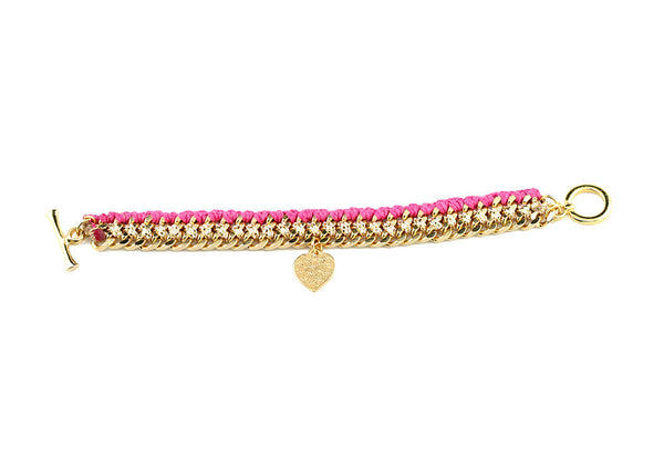 bracelet - Heart Charm Chain - Girl Intuitive - Shani Kiss -