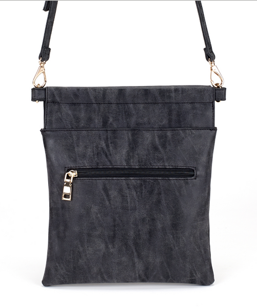 Bags - Slim Crossbody Bag in Black - Girl Intuitive - Christian Livingston -