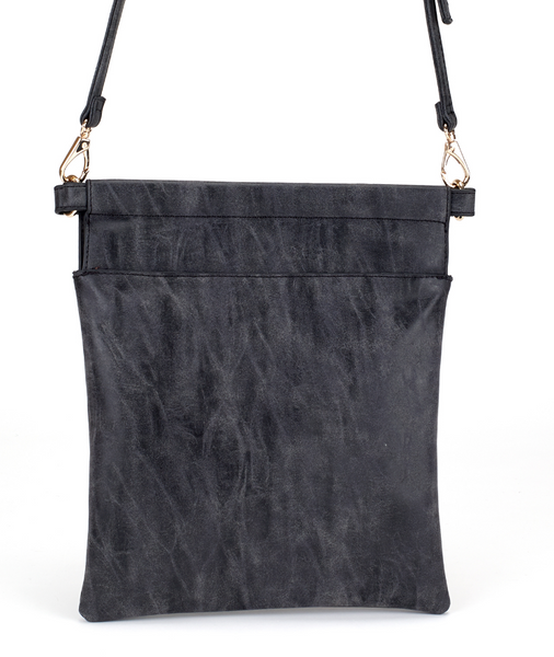 Bags - Slim Crossbody Bag in Black - Girl Intuitive - Christian Livingston -