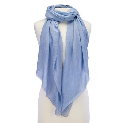 Scarves - Soft Solid Scarf - Girl Intuitive - Island Imports - Blue