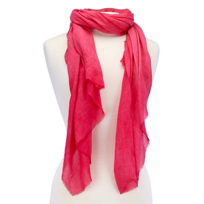 Scarves - Soft Solid Scarf - Girl Intuitive - Island Imports - Pink