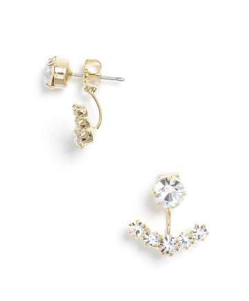 earrings - Staying Anchored Studs Earrings in Clear - Girl Intuitive - Zenzii -