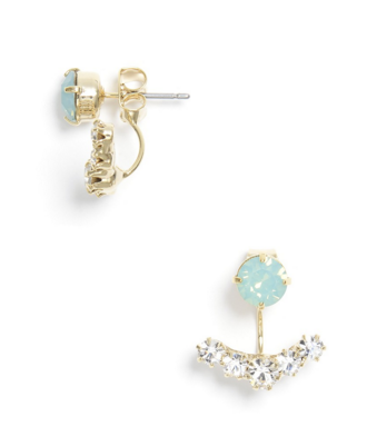 earrings - Staying Anchored Studs Earrings in Mint - Girl Intuitive - Zenzii -