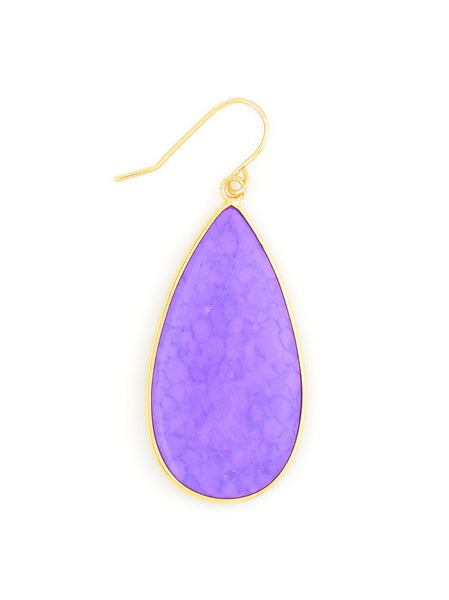 earrings - Stone Petal Earrings - Girl Intuitive - Zenzii -