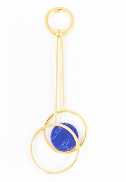 earrings - Swingfully Yours Cobalt Drop Earrings - Girl Intuitive - Zenzii -