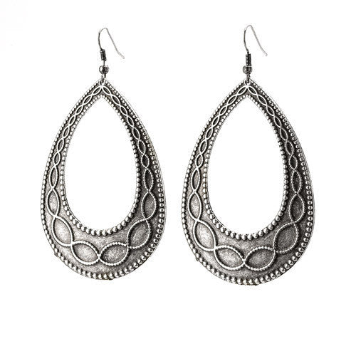 earrings - Open Drop Earrings - Girl Intuitive - Island Imports -