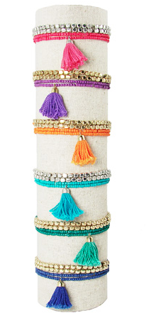 bracelet - Tassle Bracelet or Necklace - Girl Intuitive - WorldFinds -