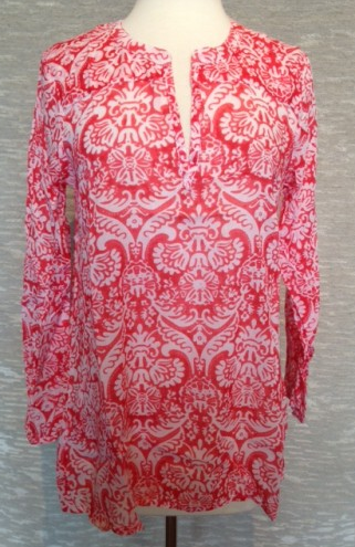 Tunic - Tunic - Damask Coral - Girl Intuitive - Dolma -