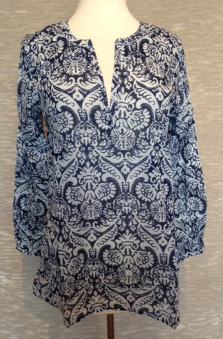 Tunic - Tunic - Damask Navy - Girl Intuitive - Dolma -