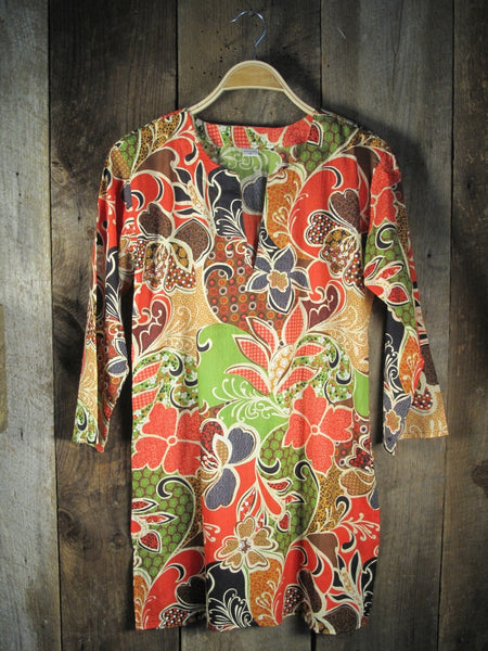 Tunic - Tunic with Modern Floral - Girl Intuitive - Nusantara -