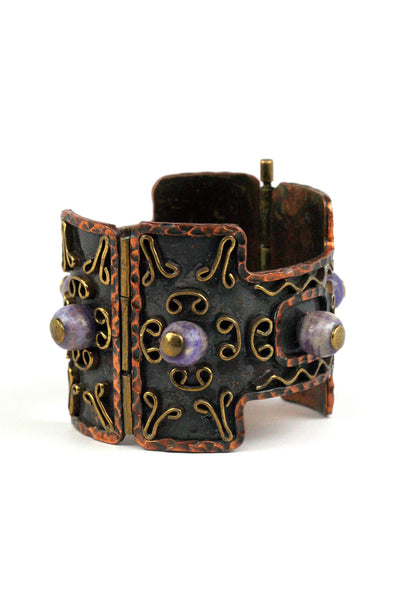 bracelet - Mexican Style Cuff - Girl Intuitive - Vintage -