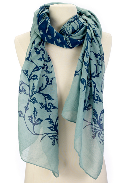 Scarves - Vine On A Scarf - Girl Intuitive - Christian Livingston -