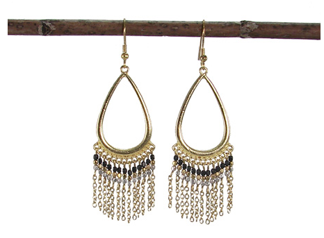 earrings - Waterfall Teardrop Earrings - Girl Intuitive - WorldFinds -