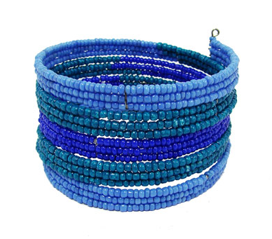bracelet - Winding Wrap Bracelet - Ocean - Girl Intuitive - WorldFinds -