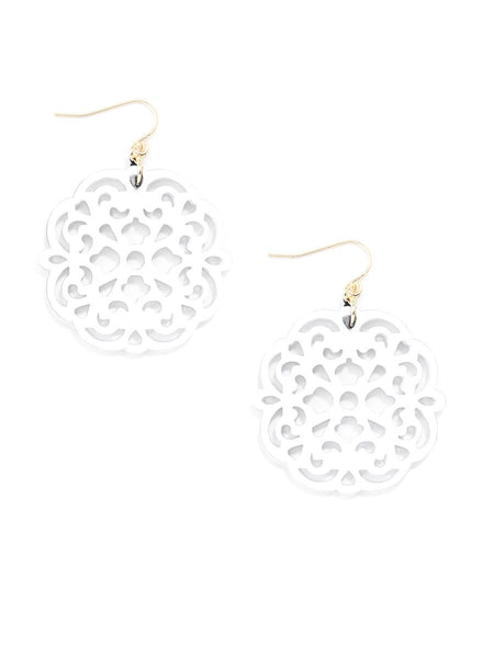 earrings - Zenzii Allure Resin Drop Earrings - Girl Intuitive - Zenzii -