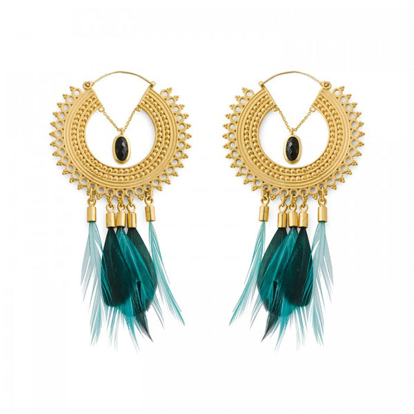 earrings - Hipanema Adore Earrings - Girl Intuitive - Hipanema - Gold