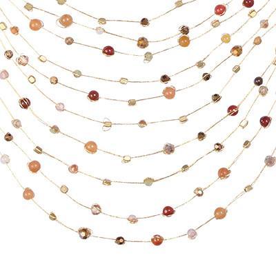 Necklace - Akha Necklace - Red - Girl Intuitive - Marquet -