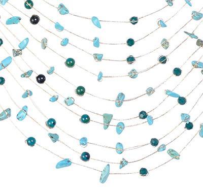 Necklace - Akha Necklace in Turquoise - Girl Intuitive - Marquet -