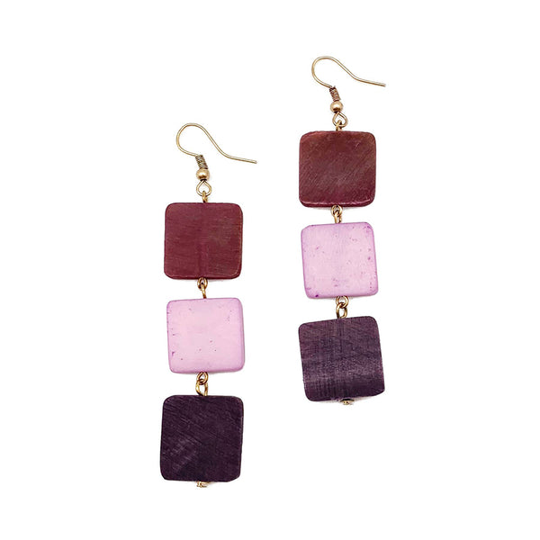earrings - Anju Omala Primrose and Plum Collection Earrings - Girl Intuitive - Anju Jewelry -