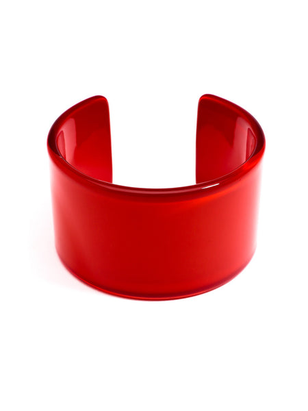 bracelet - Preppy and Polished Cuff - Girl Intuitive - Zenzii - Red