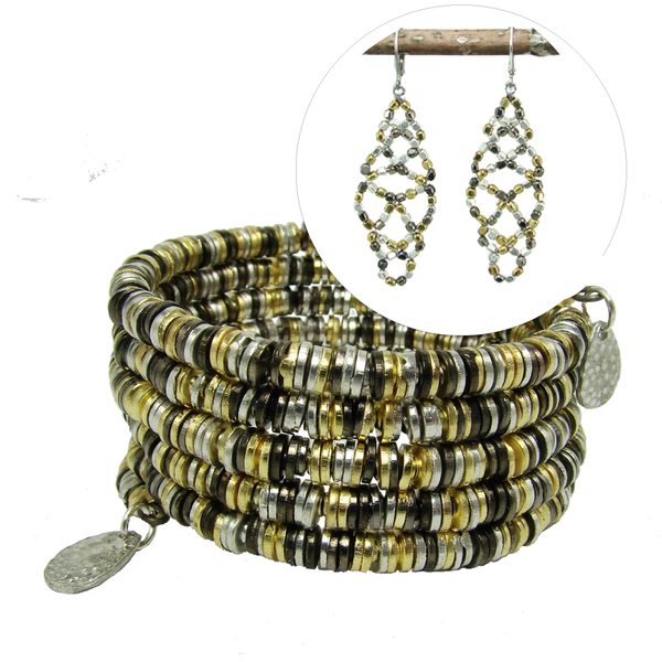 bracelet - Handmade Beaded Jewelry Gift Set - Girl Intuitive - WorldFinds -