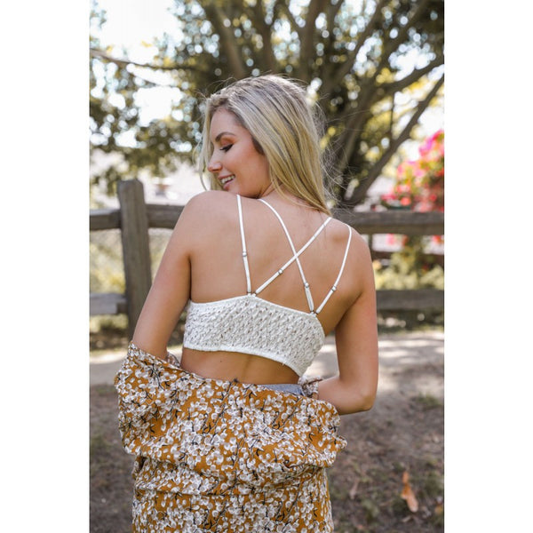 Bralette - Crochet Lace Longline Bralette - Girl Intuitive - Leto -