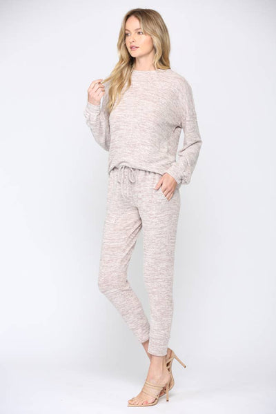 Sweater - Brushed Hacci Lounge Wear Set - Girl Intuitive - Fate -