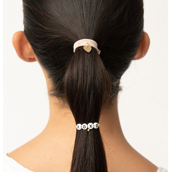Hair - XOXO Elastic Hair Tie and Bracelet By Lilla - Girl Intuitive - By Lilla -