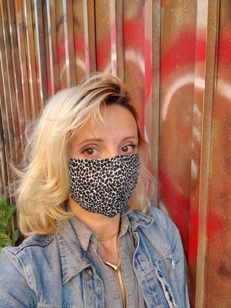 Mask - Protective Cheetah Face Mask - Girl Intuitive - Dry Divas -