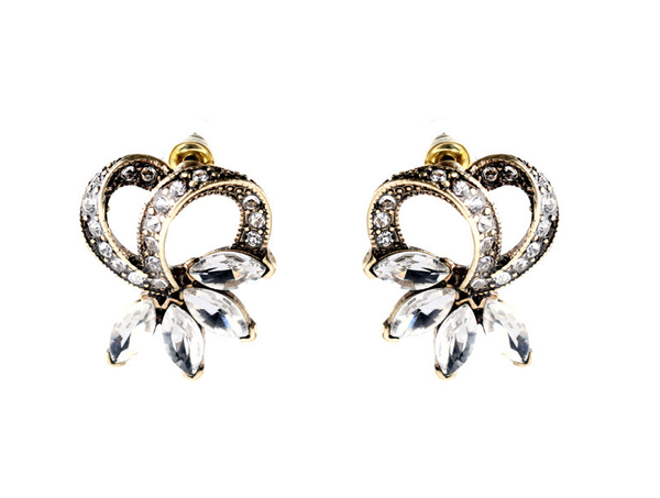 earrings - Clear Crystal Earrings - Girl Intuitive - Girl Intuitive -