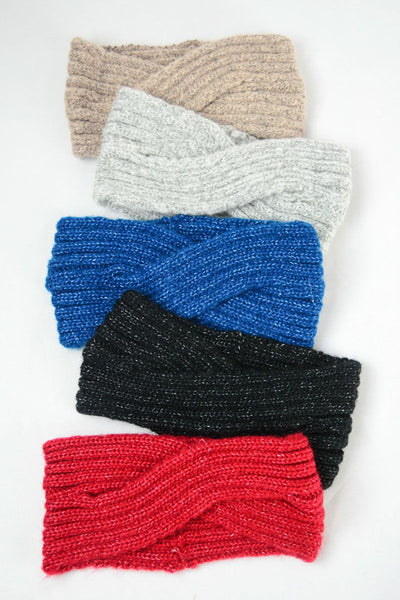 Headband - Cross Over Knit Headband - Girl Intuitive - Leto -