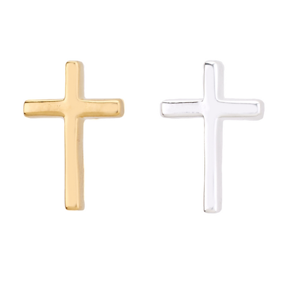 earrings - Cross Earrings Studs - Girl Intuitive - Island Imports -