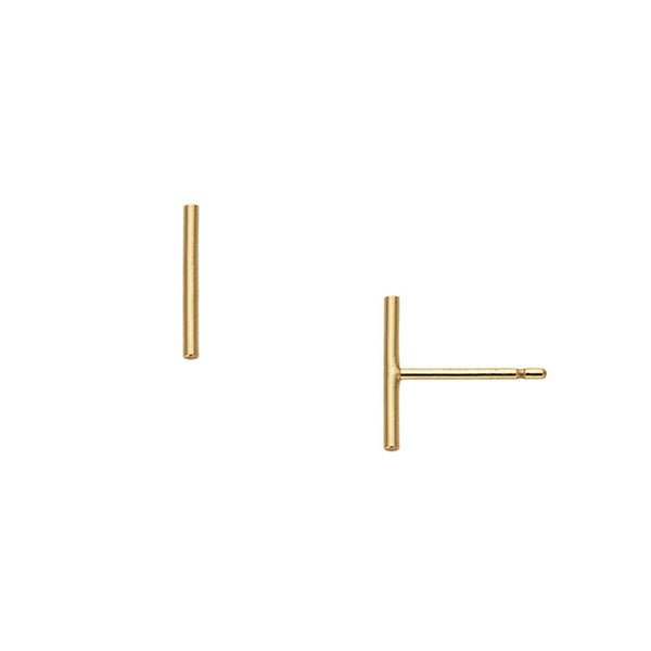 earrings - Gold-filled Bar Studs - Girl Intuitive - Mod + Jo -