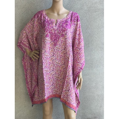 Kaftan - Dolma Embroidered Kaftan Pink - Girl Intuitive - Dolma -