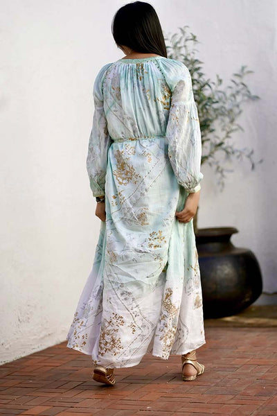 Dresses - Dolma Liezl Maxi Dress Ombre Mint Green - Girl Intuitive - Dolma -