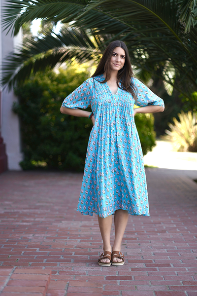 Dresses - Dolma Skye Dress Turquoise - Girl Intuitive - Dolma -