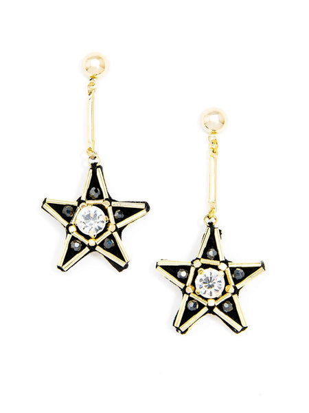 earrings - Handmade Star Drop Earrings - Girl Intuitive - Zenzii -