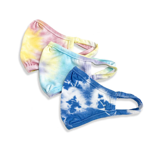Mask - Eco-friendly Tie Dye Face Masks for Kids - Girl Intuitive - Port 213 -