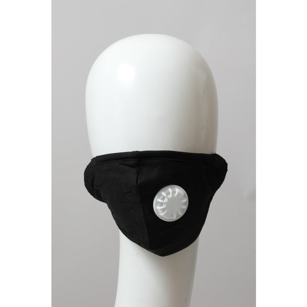 Mask - Fabric Protective Face Mask Solid Colors - Girl Intuitive - Leto - One Size / Black