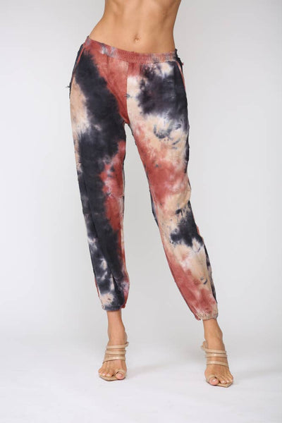 Pants - Fate Distressed Tie Dye Jogger Pants - Girl Intuitive - Fate -