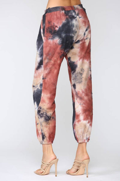 Pants - Fate Distressed Tie Dye Jogger Pants - Girl Intuitive - Fate -