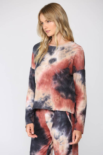 Sweatshirts - Fate Distressed Tie Dye Top - Girl Intuitive - Fate -