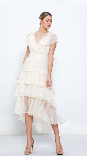 Dresses - Flying Tomato Woven Ruffled Dress - Girl Intuitive - Flying Tomato -